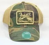 Camo Frisco, Colorado Hat Round The Mountain Gift Shop