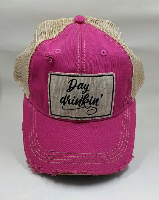 "Day Drinkin" Trucker Hat Round The Mountain Gift Shop