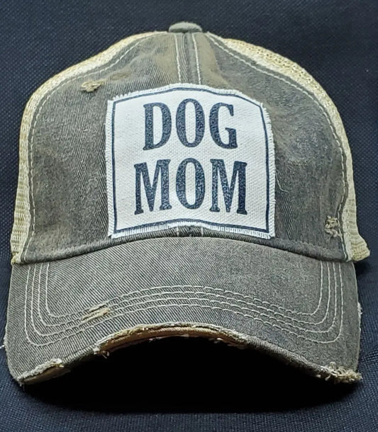 Dog Mom Snapback Female Trucker Style Hat Round The Mountain Gift Shop