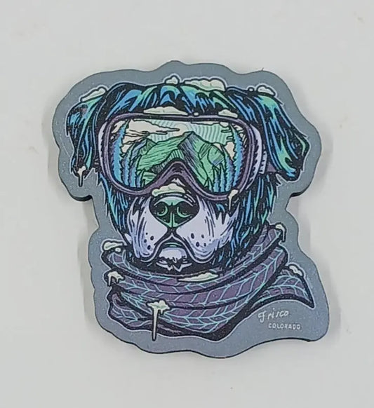 Dog in Goggles Magnet My Store