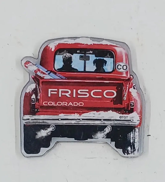 Frisco Truck Magnet Round The Mountain Gift Shop