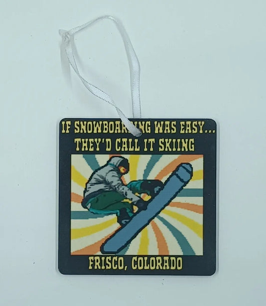 If Snowboarding Was Easy Christmas Ornament My Store