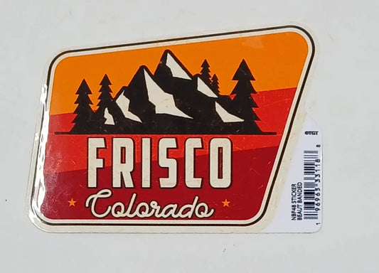 Orange Frisco, Colorado Sticker My Store