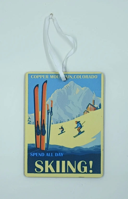 Ski All Day Christmas Ornament My Store