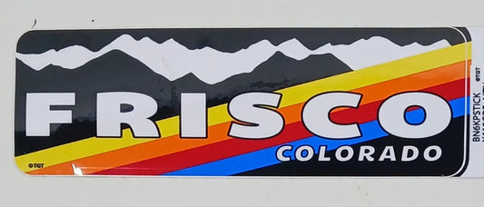 Striped Frisco Colorado Sticker My Store
