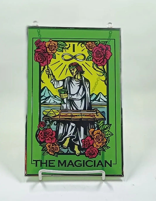 The Magician Stained Glass Sun Catcher Round The Mountain Gift Shop