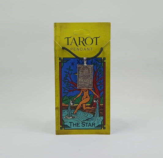 The Star Tarot Card Necklace Round The Mountain Gift Shop