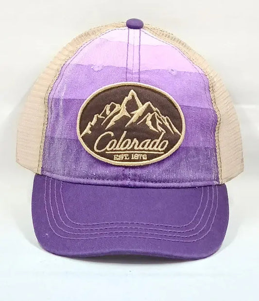 Vibrant Purple Colorado Hat Round The Mountain Gift Shop