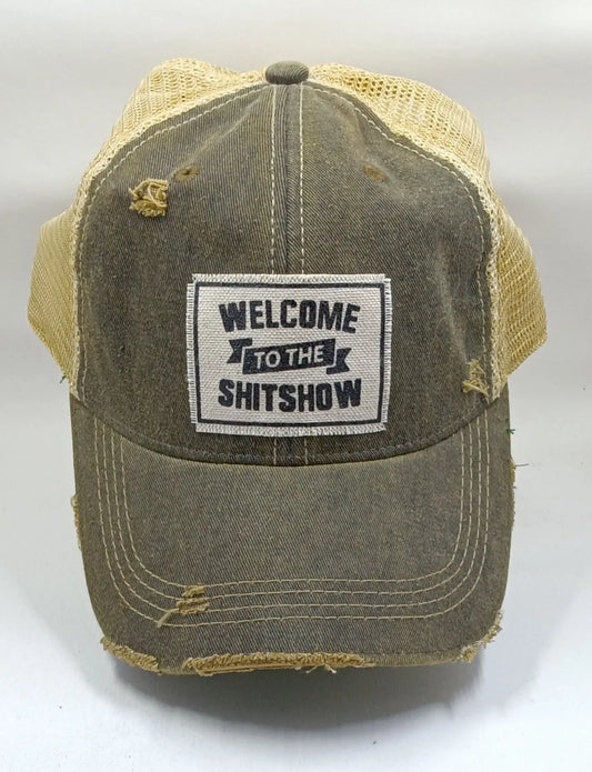 Welcome To The Sh*t Show Trucker Hat Round The Mountain Gift Shop